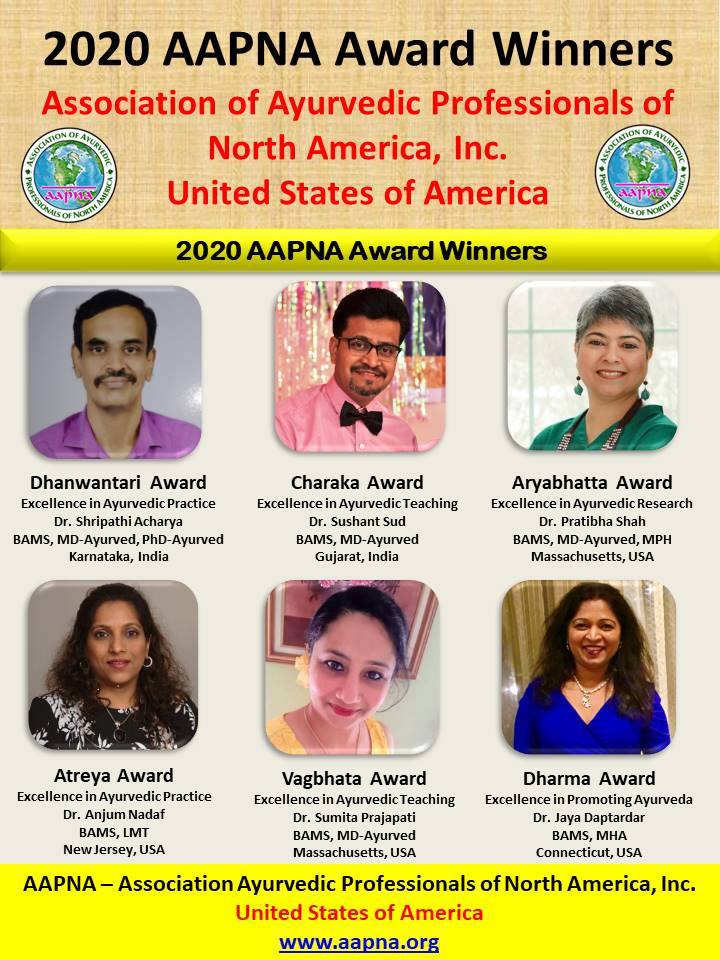 2020 AAPNA AWARD WINNER